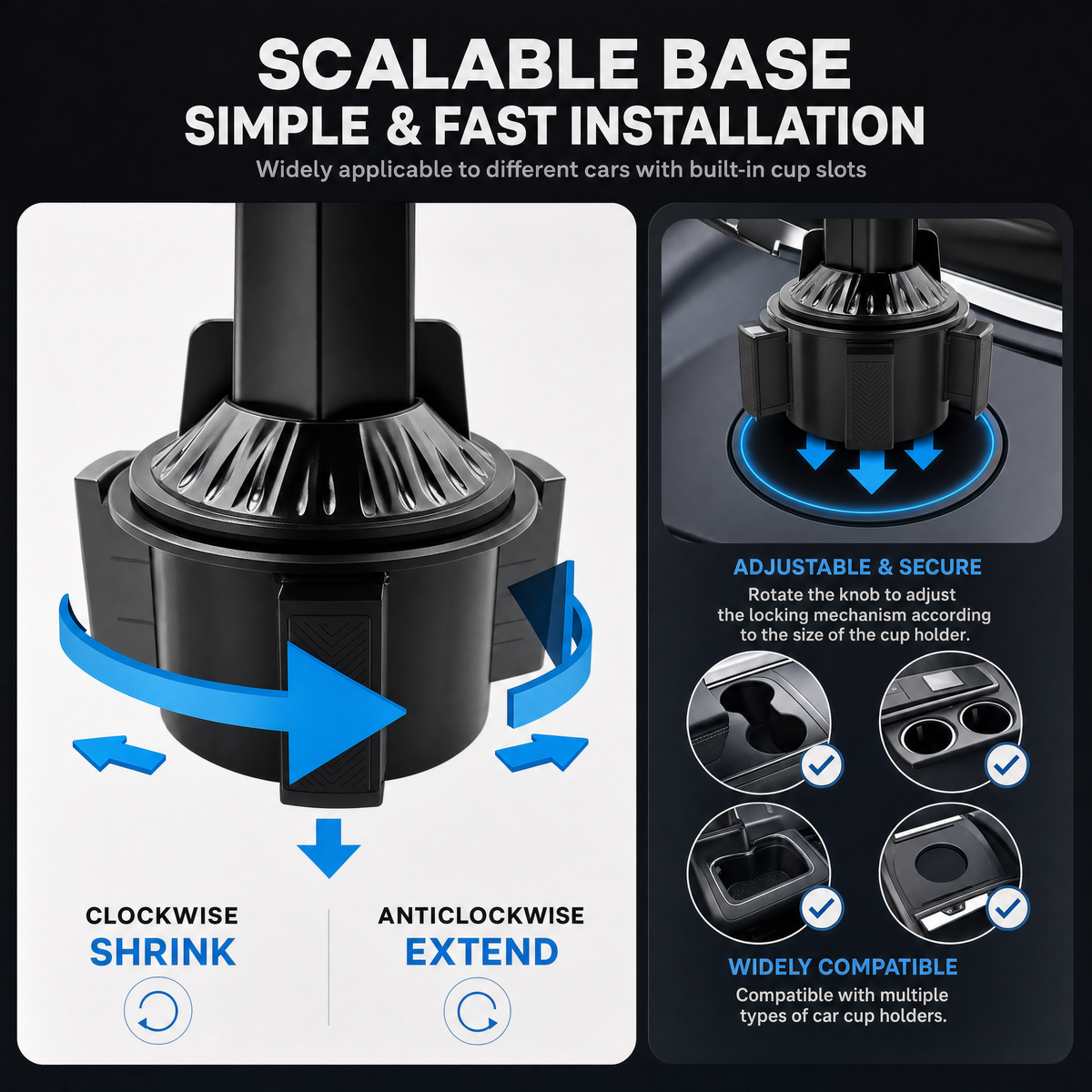 Snackle™ Cup Holder Tray